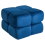 Beliani Pouffe CALIENTE Velvet Navy Blue 1