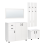 Beliani Hallway Set BURRA White 1