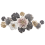 Beliani Wall Decor Flower MOLYBDENIUM 60 cm Metal Multicolour 1