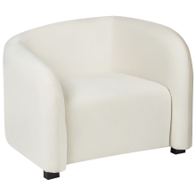 Armchair VELTADA Velvet Off-White