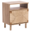 Beliani Bedside Table BONDI Light Brown 1