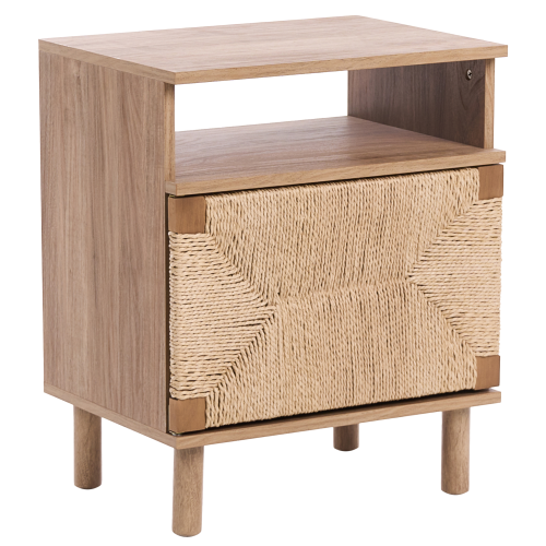Beliani Bedside Table BONDI Light Brown