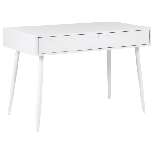 Beliani Home Office Desk ESLANE 120 cm 60 cm White