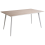 Beliani Garden Dining Table RODALLO 160 cm 90 cm Stone Travertine Effect 1