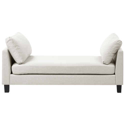 Beliani Chaise Longue ARCHIANE Fabric Light Beige