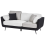 Beliani Sofa 3 Seater BOLGA Fabric Black 4