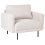 Beliani Armchair BREDA Fabric Light Beige 1