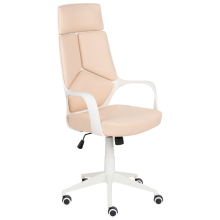 Office Chair DELIGHT Faux Leather Peach Pink
