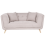 Beliani Sofa 2 Seater HABO Fabric Taupe 1