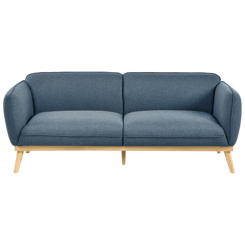 Beliani Sofa 3 Seater LJUNG Fabric Blue