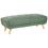 Beliani Ottoman HABO Fabric Green 1