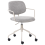 Beliani Office Chair RIPLEY Fabric Grey 1