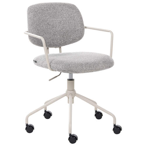 Beliani Office Chair RIPLEY Fabric Grey