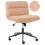 Beliani Desk Chair CATLIN Boucle Peach Pink 1