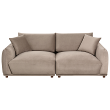 Sofa 3 Seater JUBEK Velvet Taupe