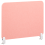 Beliani Desk Screen SPLIT 72 x 50 cm Peach Pink 1