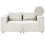 Beliani Modular Sofa 2 Seater AXEBO Boucle Off-White 1