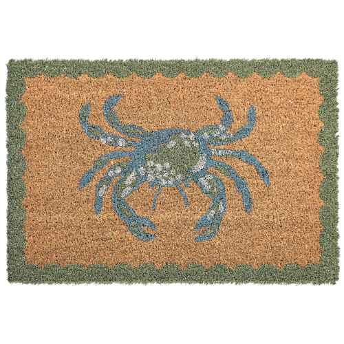 Beliani Doormat BAIS Natural 40 x 60 cm Crab Coir