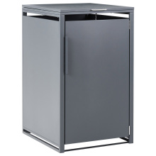 Wheelie Bin Store 240 L PIACENZA Metal Dark Grey