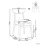 Beliani Set of 2 Dining Chairs DOYLE Wood Brown/Light Beige 3