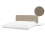 Beliani Bed Boucle ZEN 180 x 200 cm (EU Super King) White 1