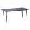 Beliani Conference Table TOLENTINO 90 cm 180 cm Grey Marble 1