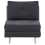 Beliani Single Sofa Bed JERSLEV Fabric Black 1