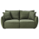 Beliani Sofa 3 Seater KUNES Fabric Green 1