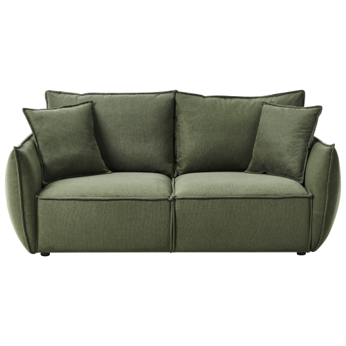 Beliani Sofa 3 Seater KUNES Fabric Green