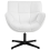 Beliani Swivel Armchair AUMA Fabric White 4