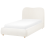 Beliani Ottoman Bed BLAGNAC Fabric Off-White 90 x 200 cm (EU Single) 5