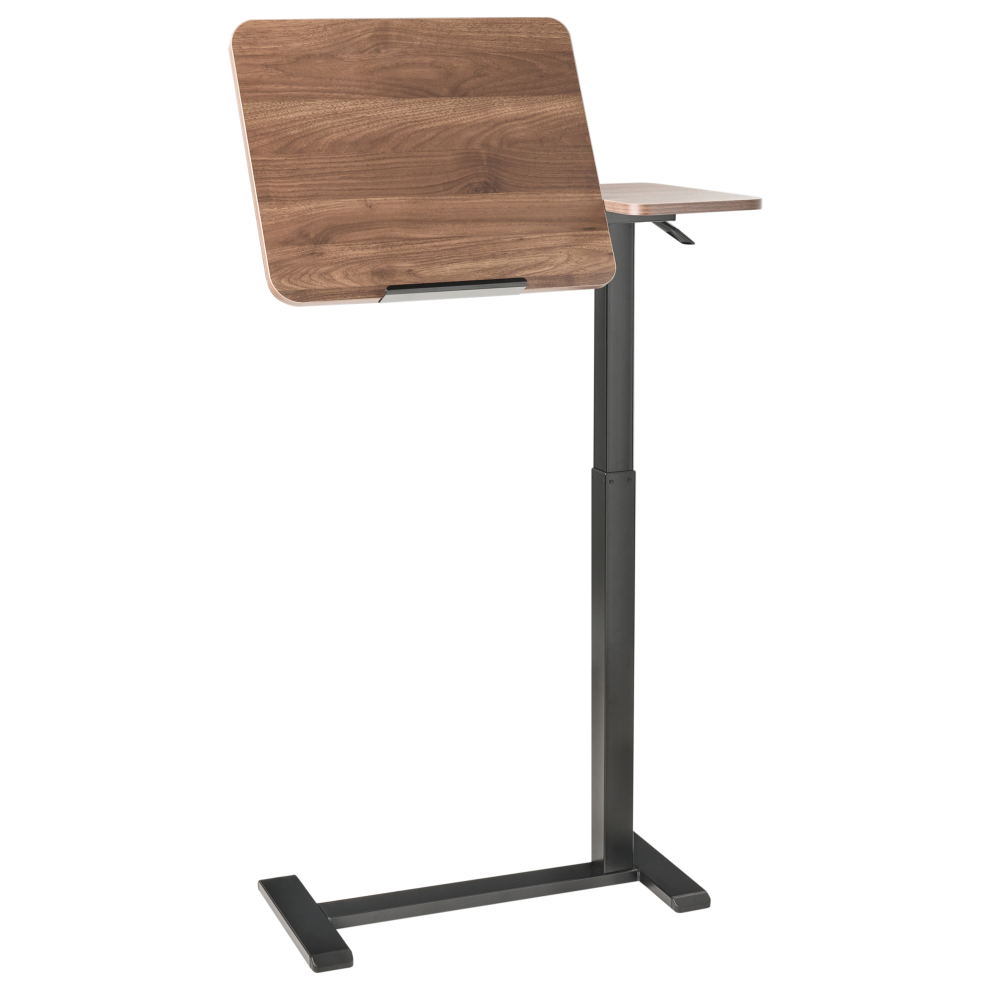 Photos - Other for Computer Beliani Manual Adjustable Laptop Stand SCHOLA 70 cm 40 cm Brown/ Black 