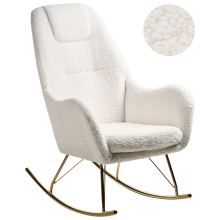 Rocking Chair GULSELE Boucle Off-White