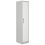Beliani Single Door Storage Locker ATHLETE Metal Grey/ White 1