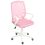 Beliani Office Chair BONNY Pink 1