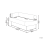 Beliani Left-Hand Chaise Longue MIRMANDE Boucle Off-White 3