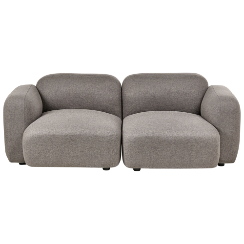 Beliani Sofa 3 Seater AFOSS Fabric Dark Grey