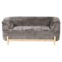 Sofa 2 Seater ALNOR Chenille Brown
