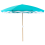 Beliani Market Parasol 232 cm SESTRIERE Turquoise 1
