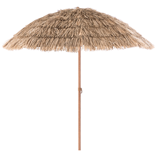 Beliani Market Parasol 175 cm CIVETTA Natural