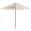 Beliani Market Parasol 258 cm MURASA Beige 1
