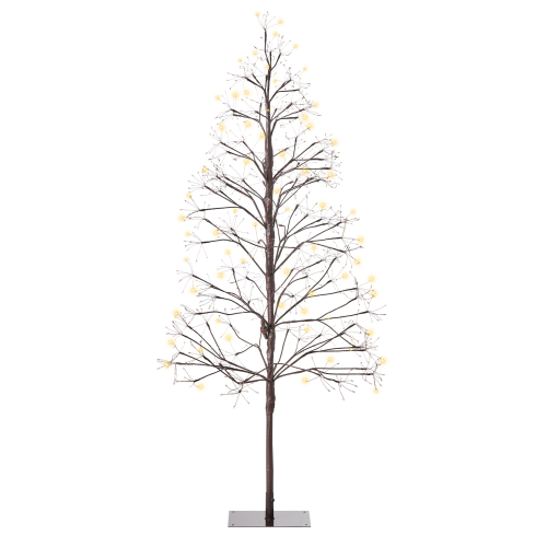 Beliani Outdoor Decoration LED LONKARI 150 cm Tree Brown