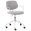 Beliani Office Chair RIPLEY Fabric Grey 4
