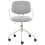 Beliani Office Chair RIPLEY Fabric Grey 5