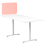 Beliani Desk Screen SPLIT 72 x 50 cm Peach Pink 5