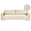 Beliani Sofa Bed 3 Seater KVAM with Storage Boucle Off-White 1