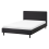 Beliani Bed Fabric FITOU 120 x 200 cm (EU Small Double) Black 1