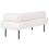 Beliani Right-Hand Chaise Longue MIRMANDE Boucle Off-White 6