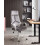 Beliani Office Chair DELIGHT Velvet Grey 2