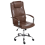 Beliani Executive Chair WINNER Faux Leather Brown 1